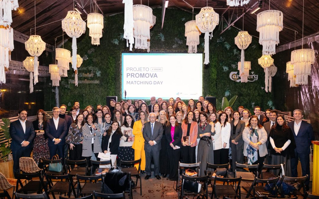 Mentores e Mentees juntos em evento Promova